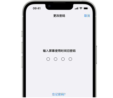 阜沙镇iPhone屏幕维修分享iPhone屏幕使用时间密码忘记了怎么办 