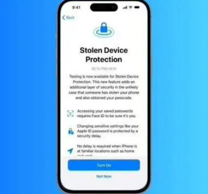 阜沙镇苹果授权维修店分享被盗设备保护功能开启方法 