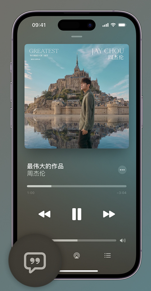 阜沙镇iphone维修分享如何在iPhone上使用Apple Music全新唱歌功能 